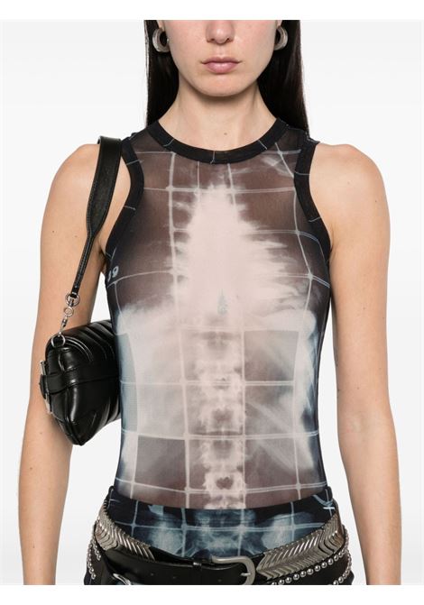 body squeletor donna nero e blu JEAN PAUL GAULTIER | 25/33-F-BD058-T580005956
